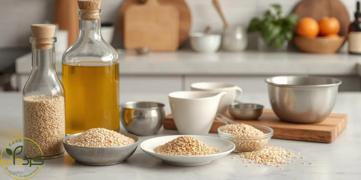 طرز تهیه روغن کنجد اصل